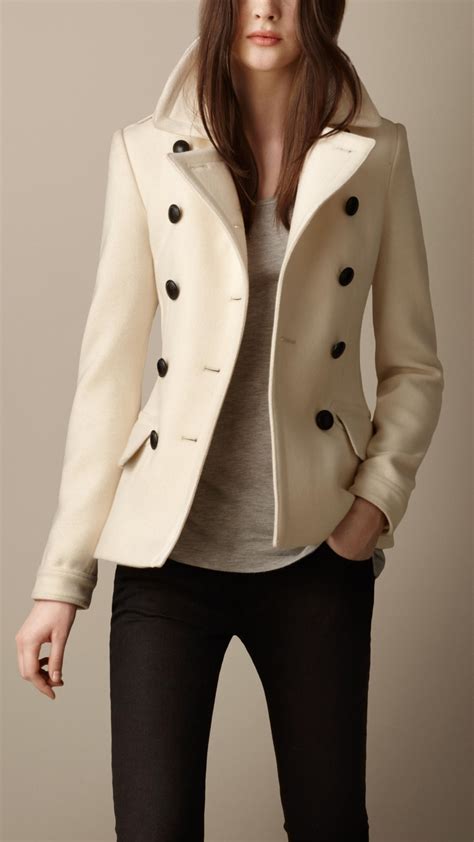 burberry cashmere peacoat|Burberry cashmere jacket.